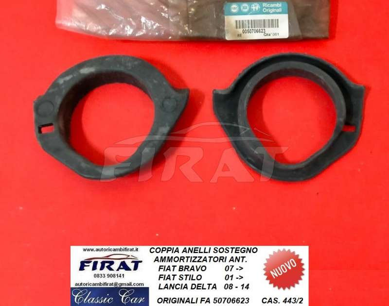 ANELLI SOSTEGNO AMMORTIZZATORI FIAT BRAVO-STILO- DELTA (50706623